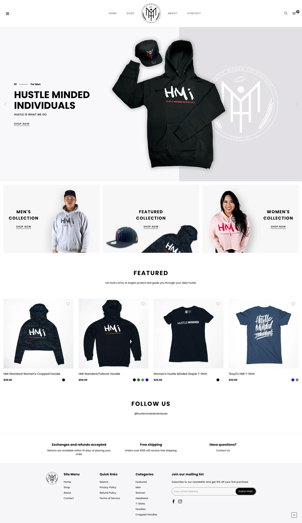 Shopify website design