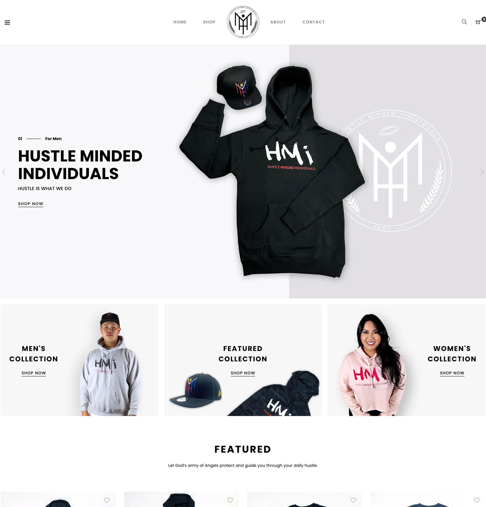 Wordpress website design. Shopify website design.