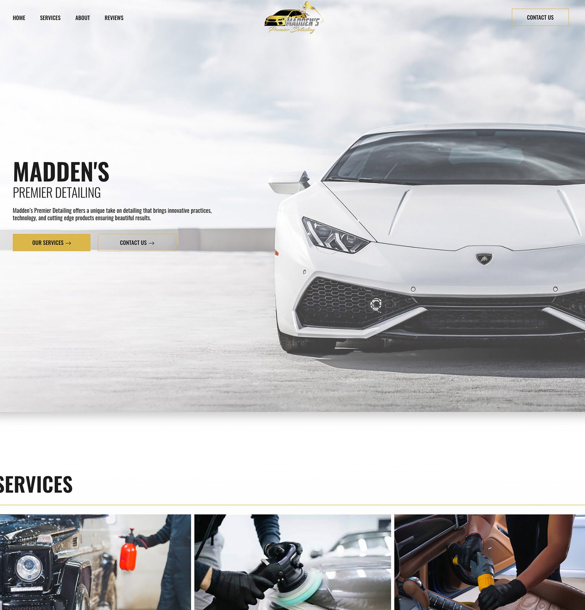 Wordpress website design. Shopify website design.