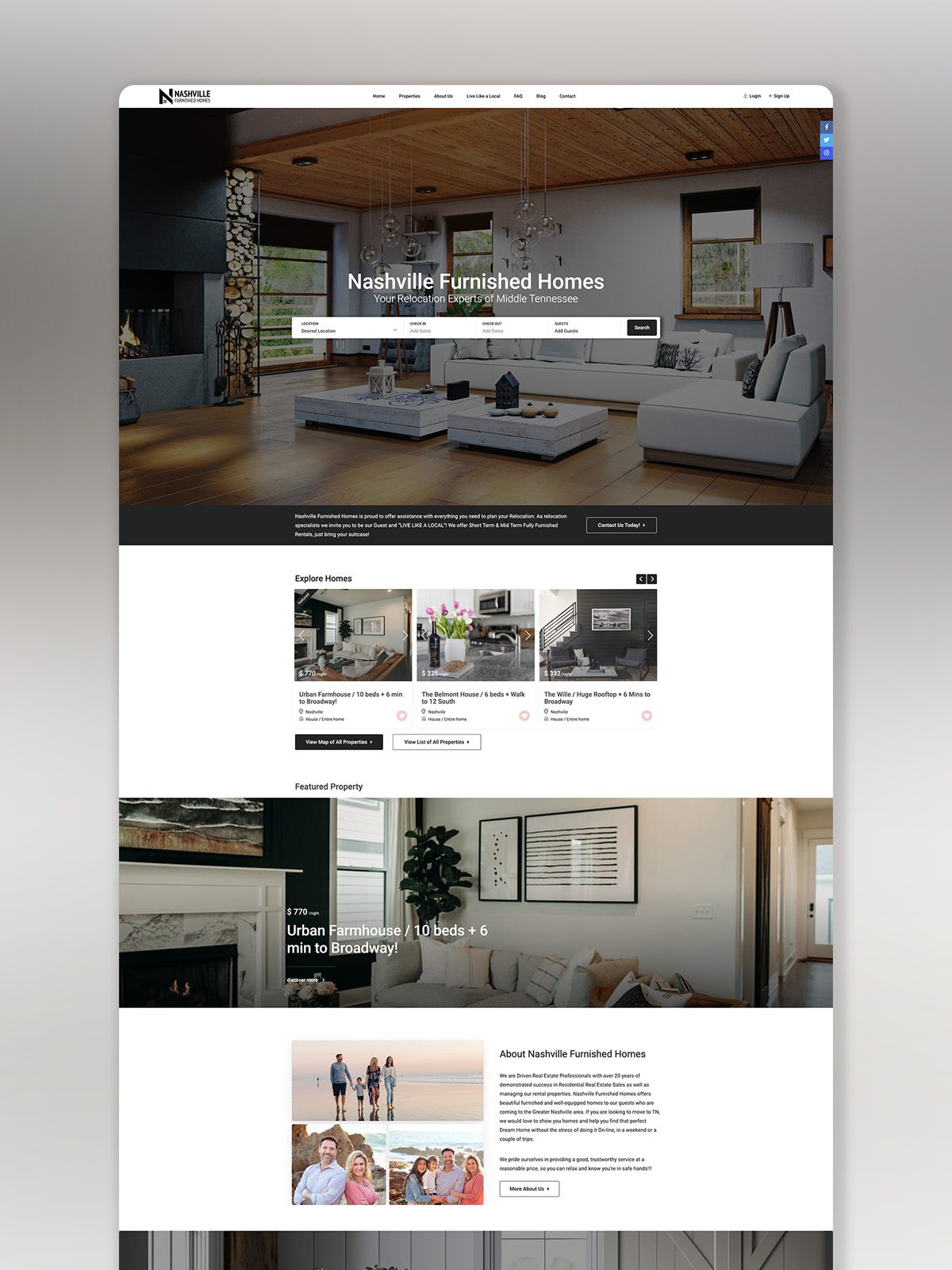 Home - LA Web Design | Wordpress website design | Shopify website design 7 nashville furnished homes v2