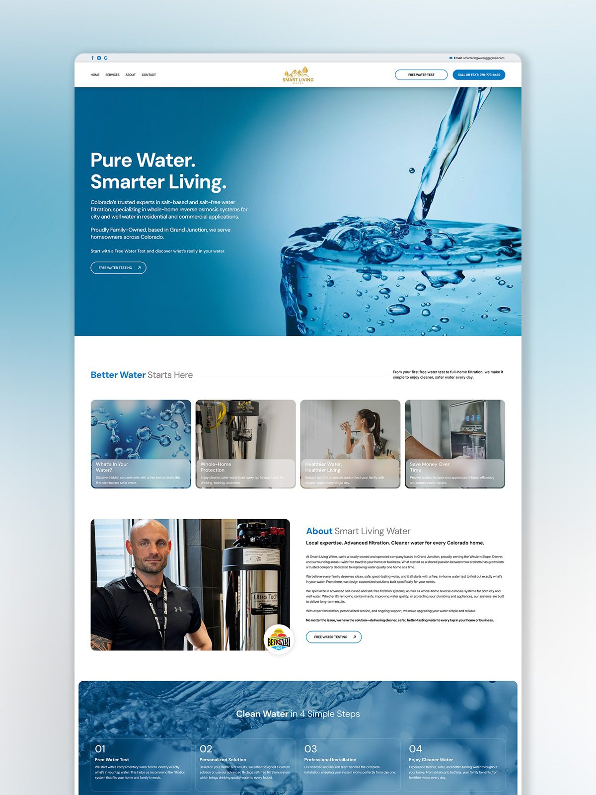 Home - LA Web Design | Wordpress website design | Shopify website design 10 smart living water v2