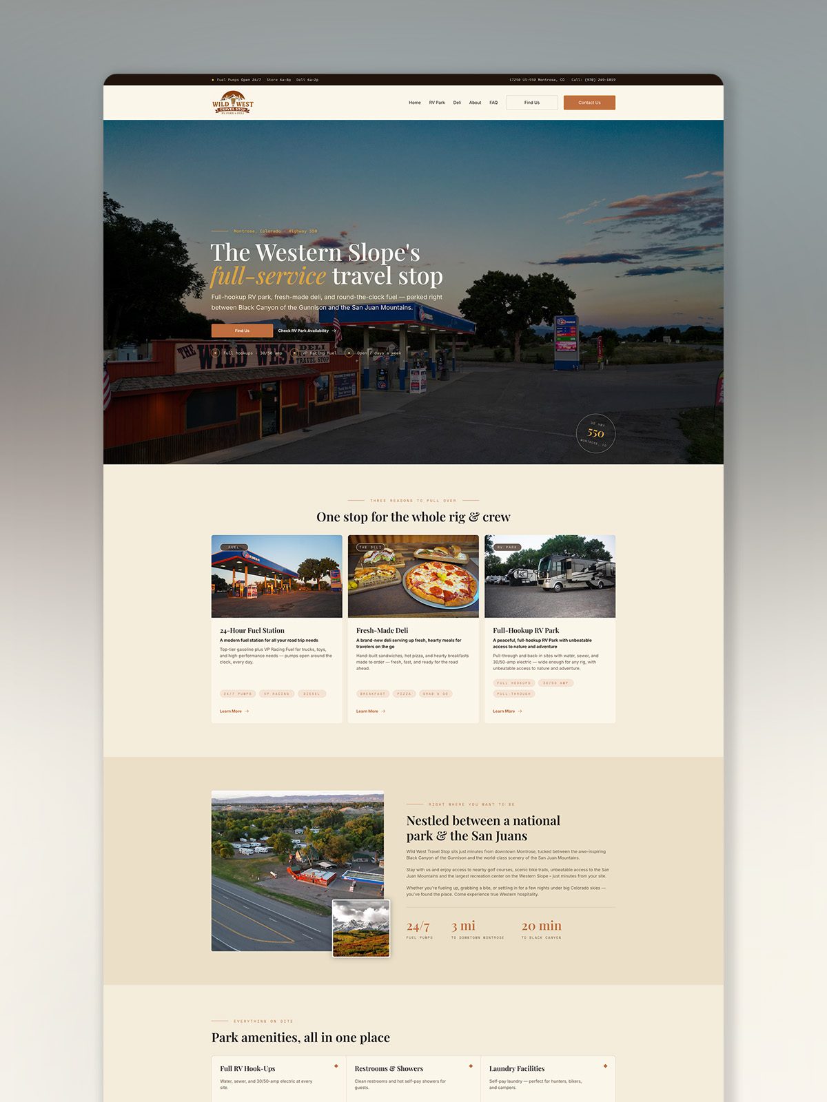 Home - LA Web Design | Wordpress website design | Shopify website design 2 wild west travel stop v2
